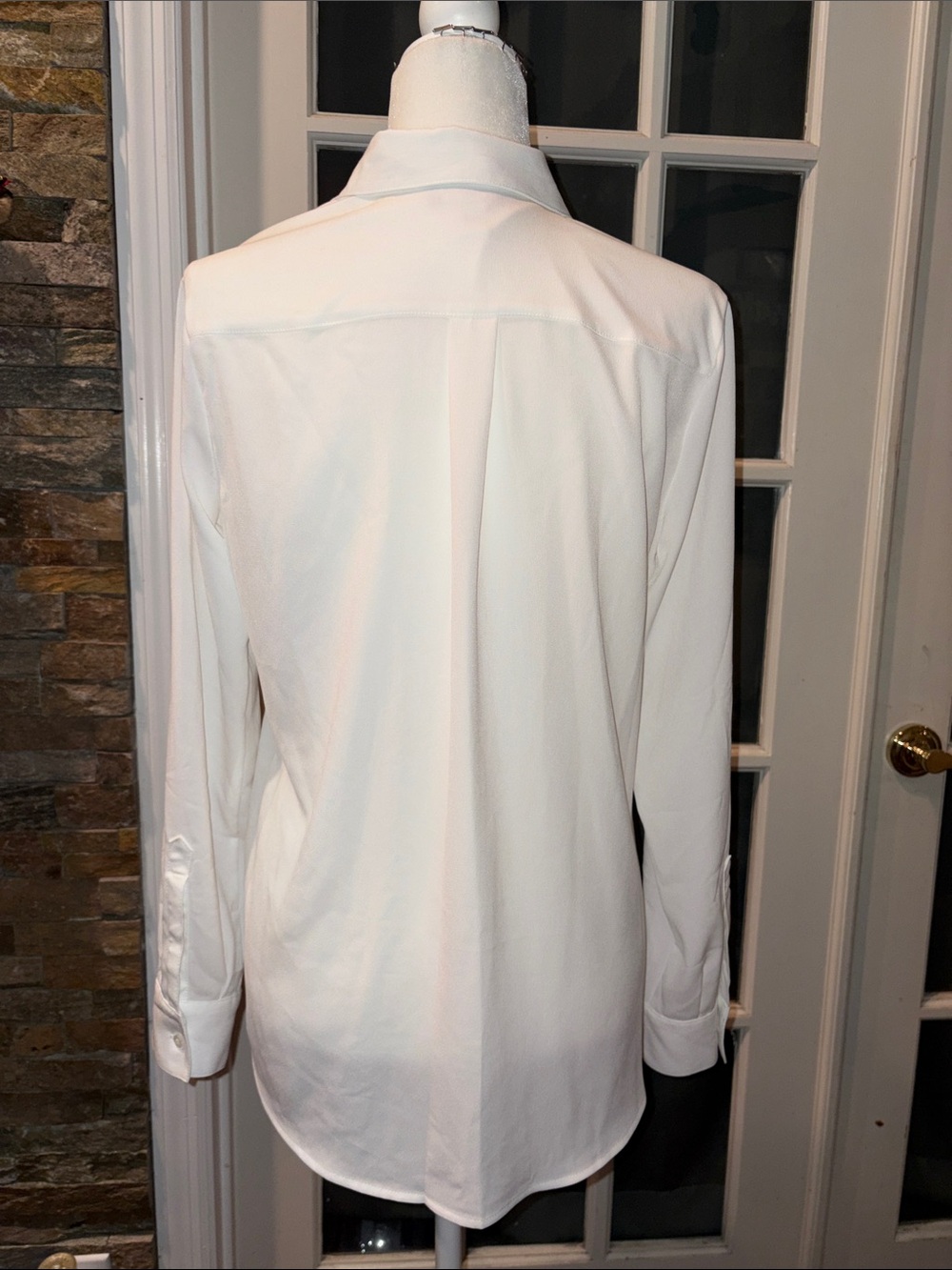 Karl Lagerfeld Paris Motif Logo Fashion Blouse NWOT - Picture 4 of 7